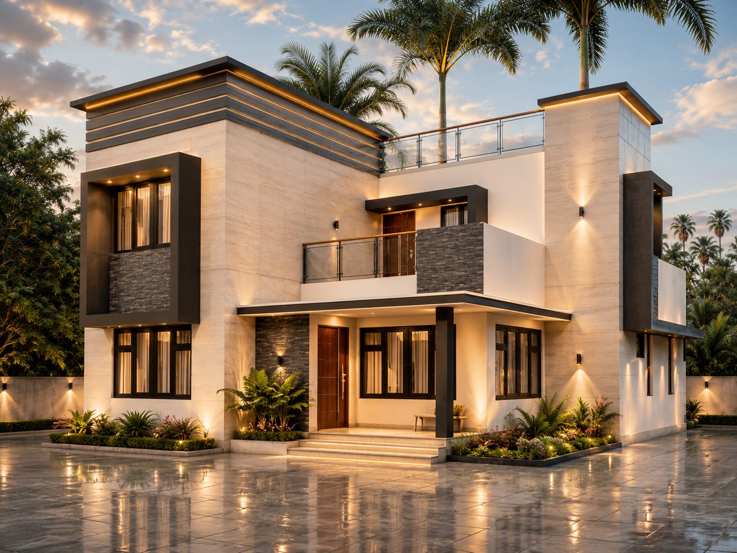 Linen Residence, Interior Design project in Thrissur, Kerala