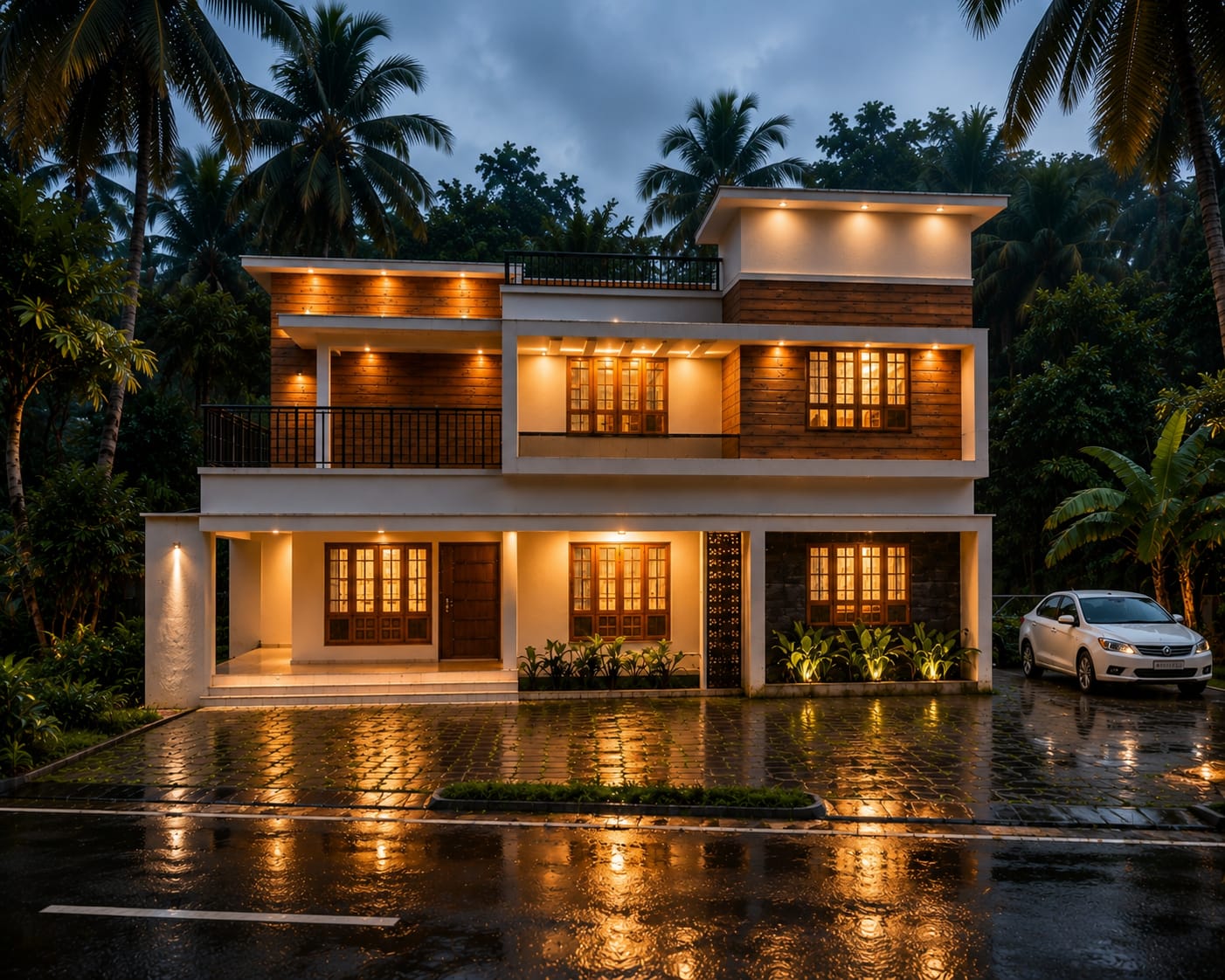 Olive Court, Landscape project in Thrissur, Kerala